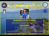 Festeggiamenti 2 record mondiali Pietro Antolini